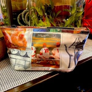 KATE SPADE Decade Collage Make Up Bag NWT